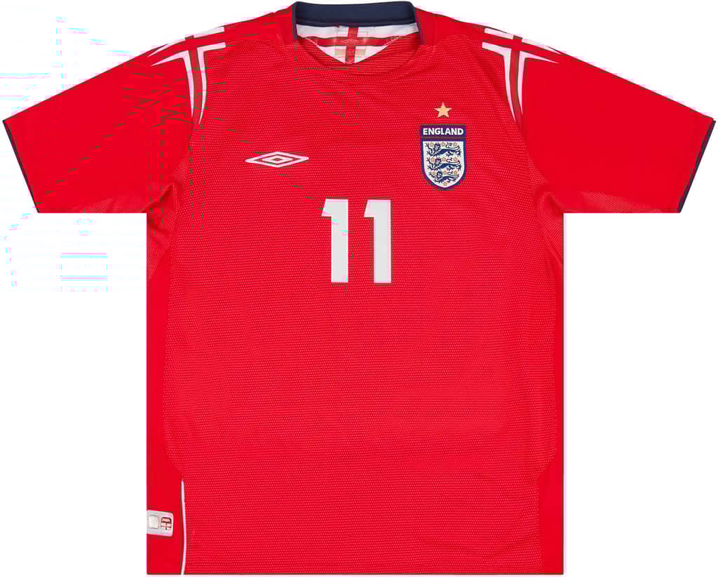 2004-06 England Away Shirt Lampard #11