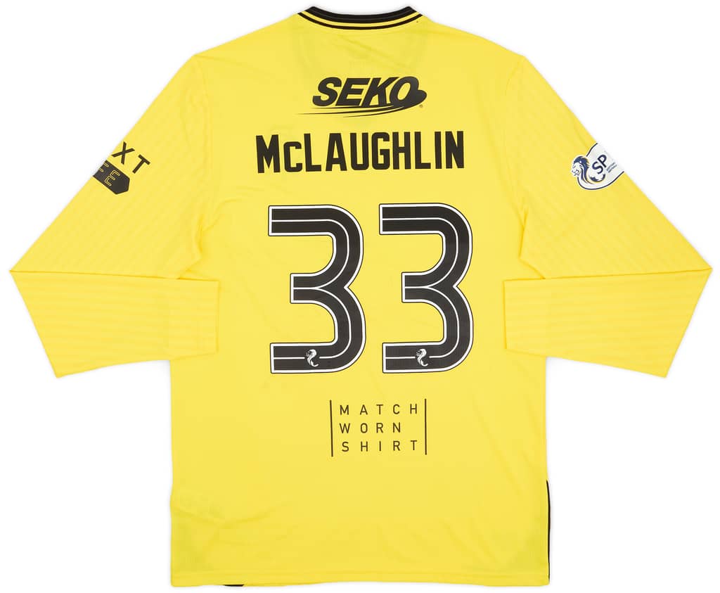2023-24 Rangers Match Issue GK Shirt McLaughlin #33
