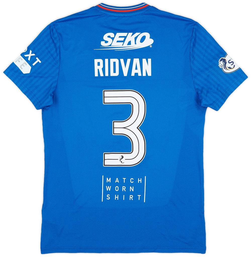 2023-24 Rangers Match Issue Home Shirt Ridvan #3