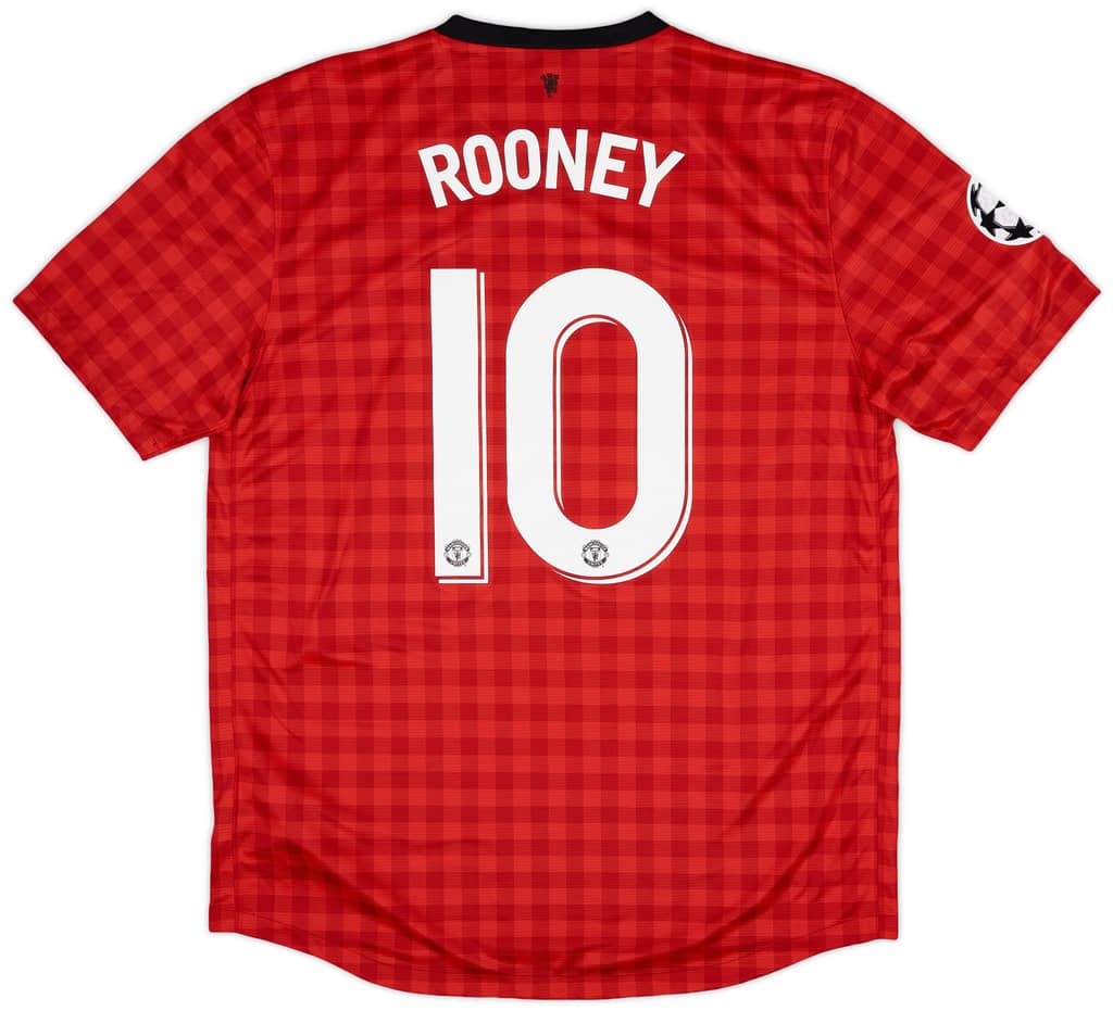 2012-13 Manchester United Home Shirt Rooney #10 (L)