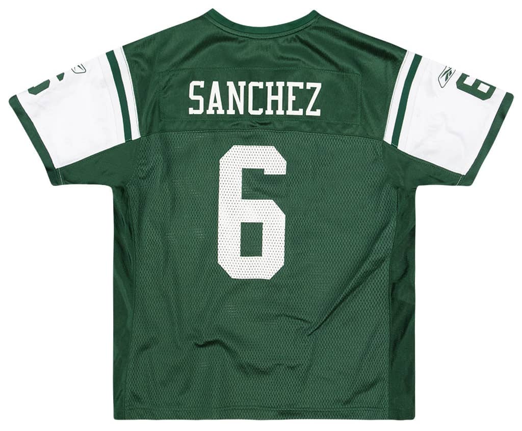 2009-11 New York Jets Sanchez #6 Reebok On Field Jersey (Home) Womens (L)