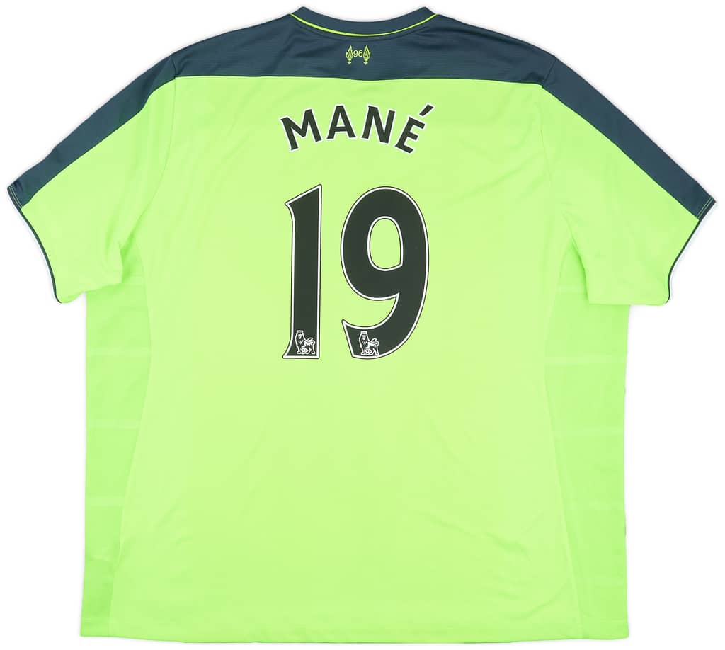 2016-17 Liverpool Third Shirt Mane #19 - 9/10 - (3XL)
