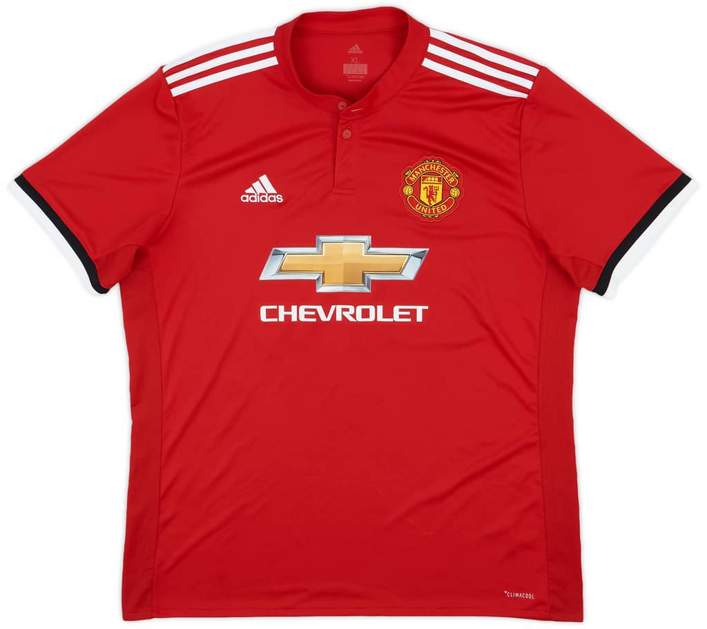 2017-18 Manchester United Home Shirt Shaw #23 - 9/10 - (XL)