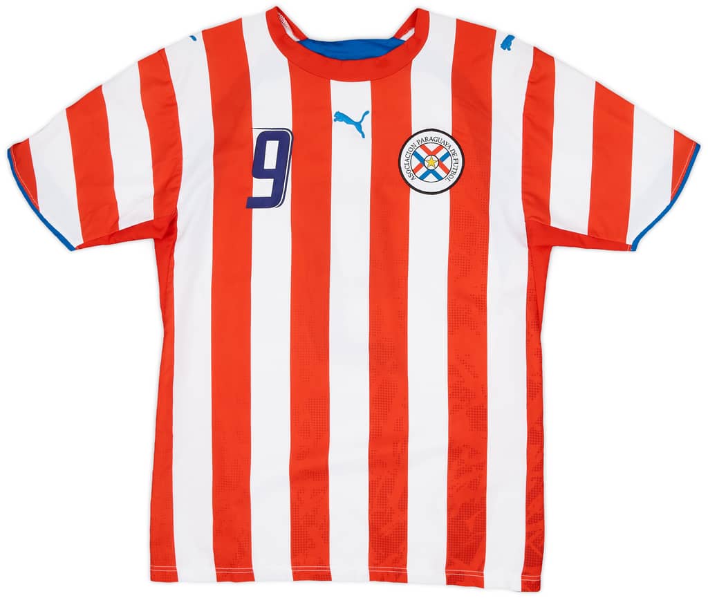 2006-07 Paraguay Home Shirt Santa Cruz #9 - 9/10 - (S)