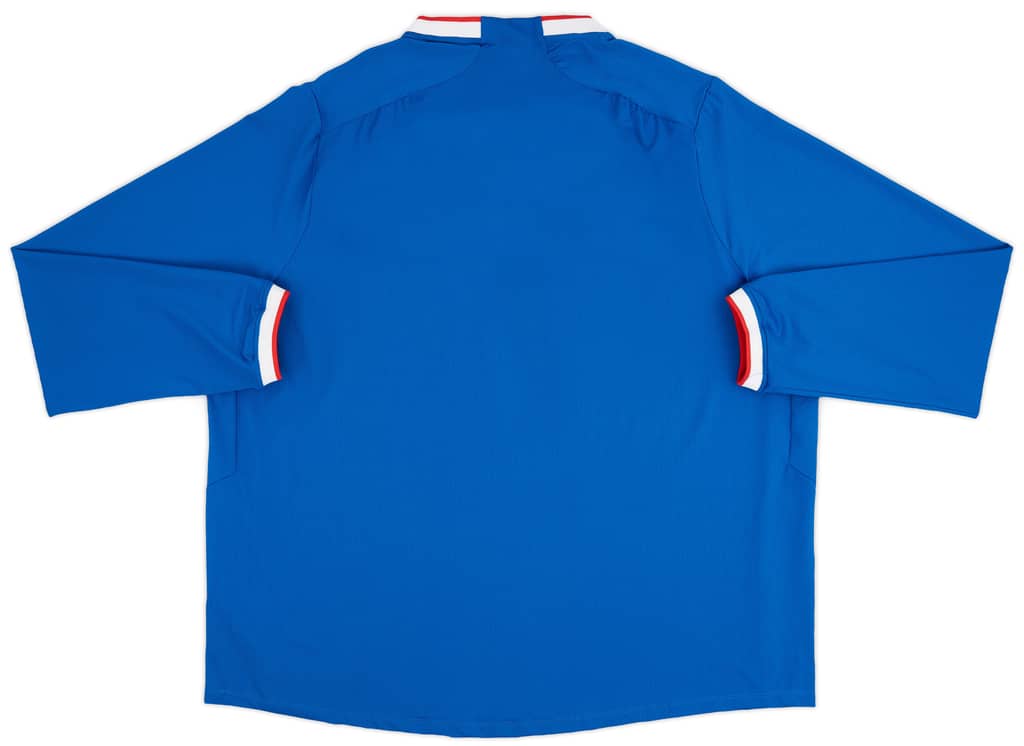 2022-23 Rangers Authentic Home L/S Shirt - As New - (5XL)