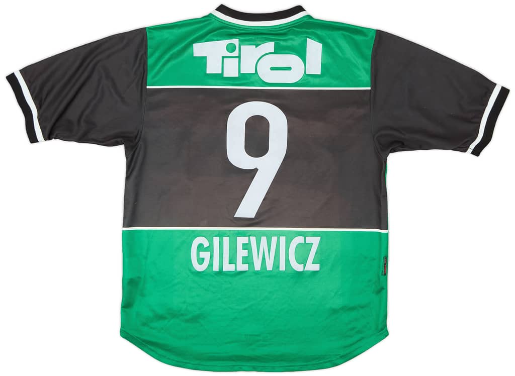 1999-00 Tirol Innsbruck Home Shirt Gilewicz #9 - 8/10 - (M)