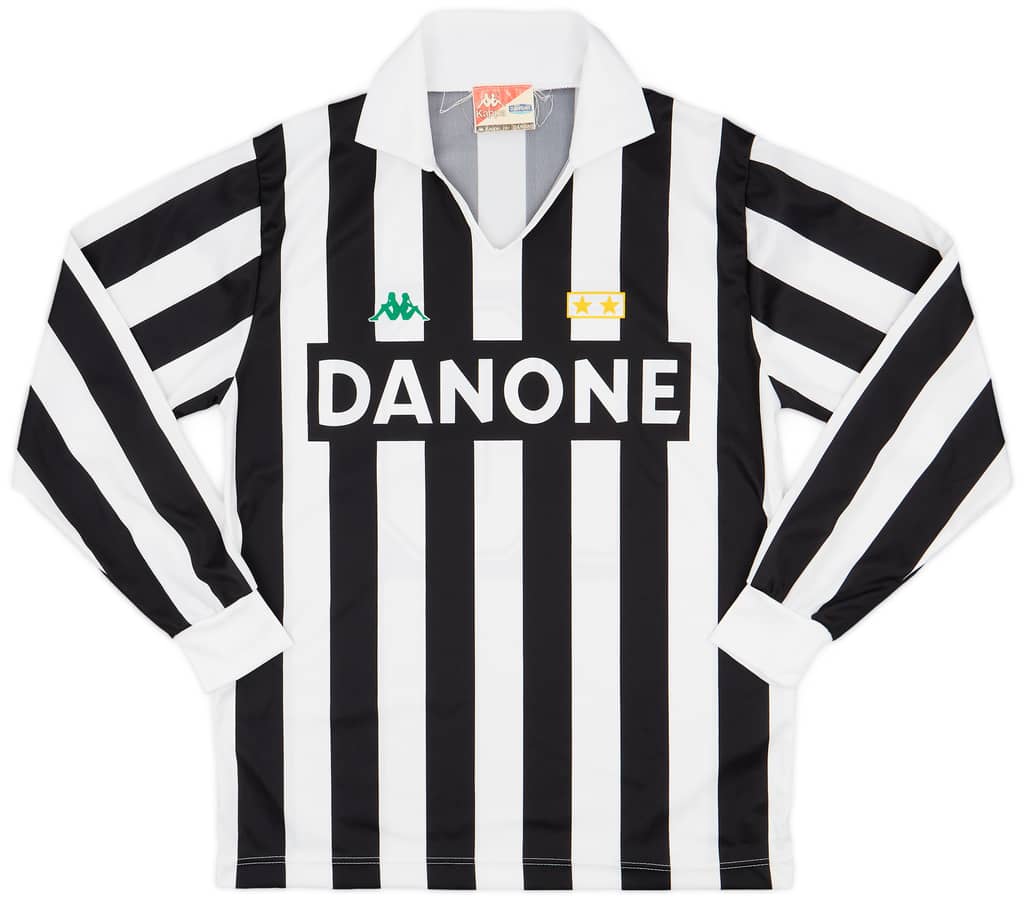 1992-94 Juventus Basic Home L/S Shirt #10 - 8/10 - (L)