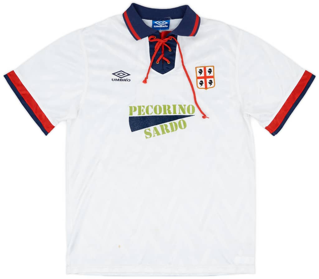 1992-93 Cagliari Match Issue Away Shirt #5