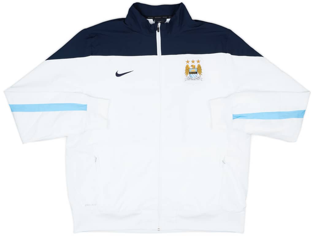 2013-14 Manchester City Nike Track Jacket - 10/10 - (XL)