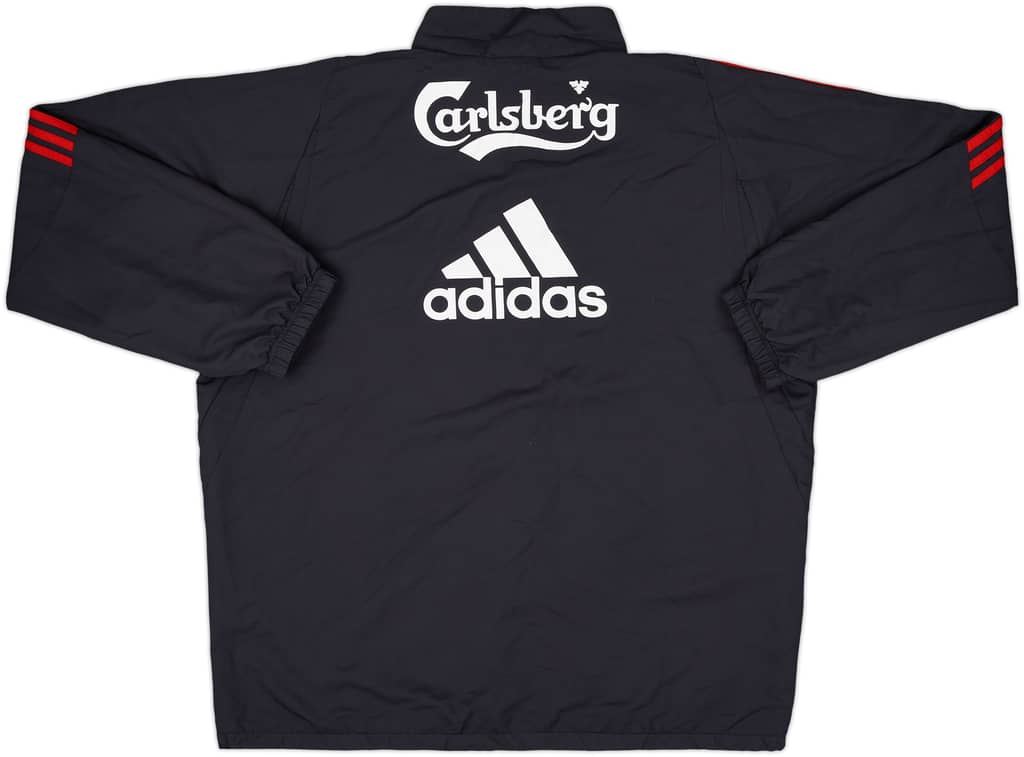 2009-10 Liverpool adidas 1/4 Zip Jacket - 8/10 - (XL)