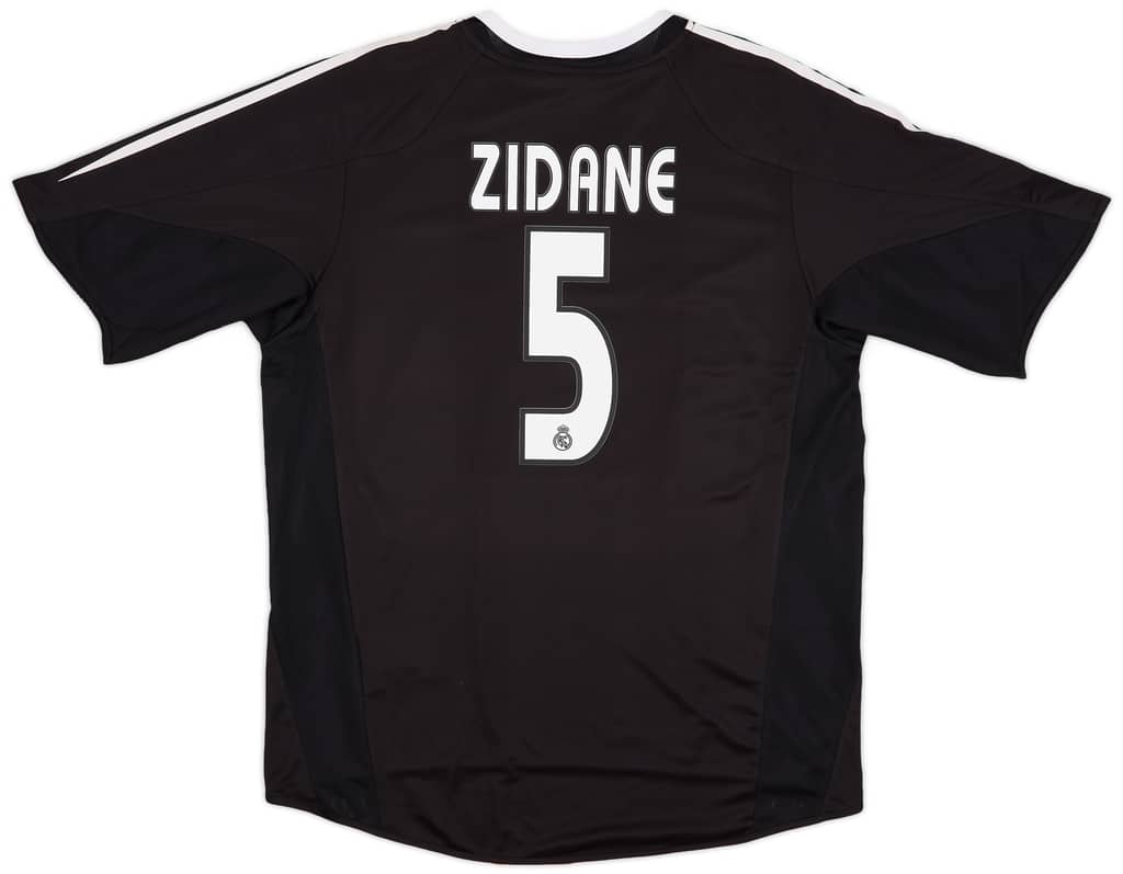 2004-05 Real Madrid Away Shirt Zidane #5 (L)