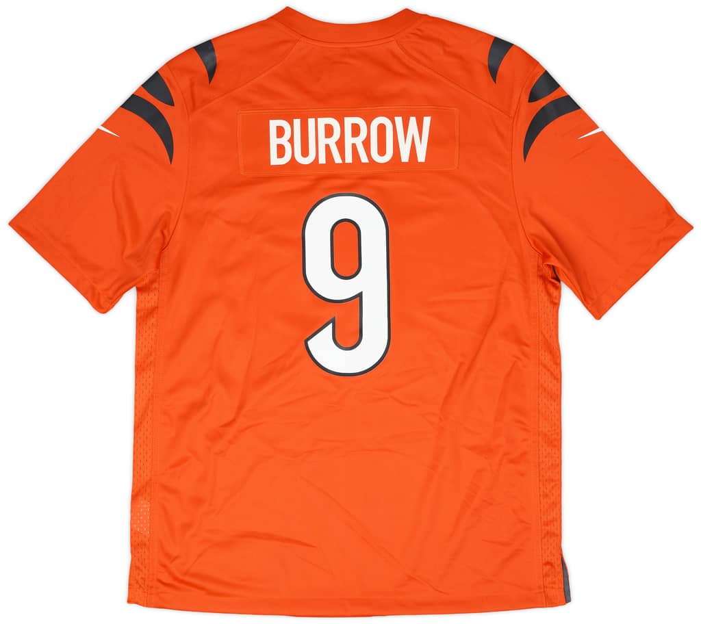 2021-24 Cincinnati Bengals Burrow #9 Nike Game Alternate Jersey (L)
