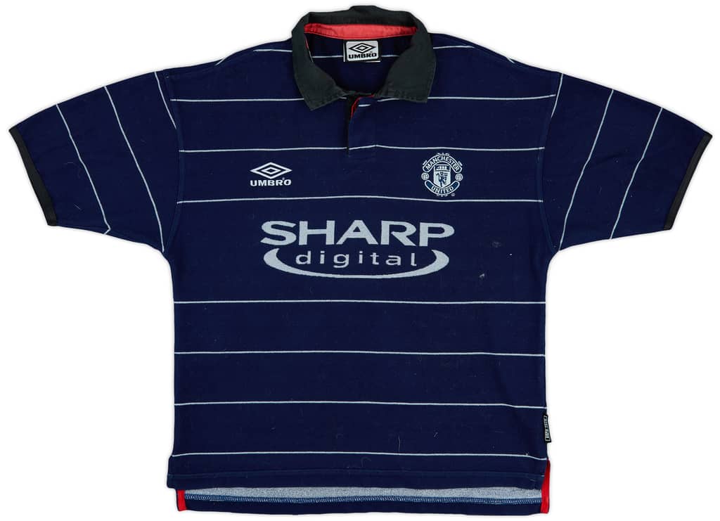 1999-00 Manchester United Away Shirt - 8/10 - (Y)