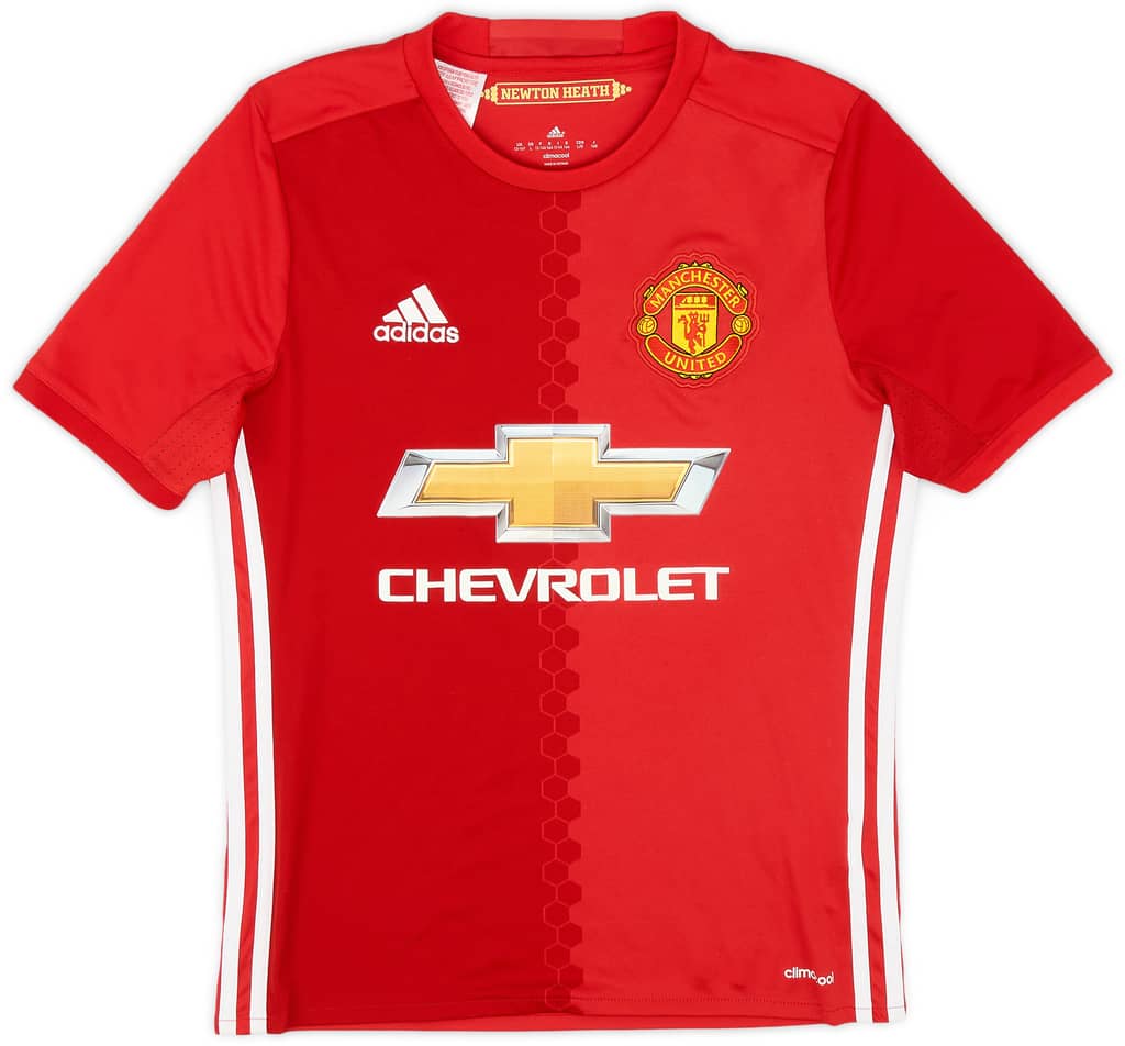 2016-17 Manchester United Home Shirt - 7/10 - (XL.Boys)