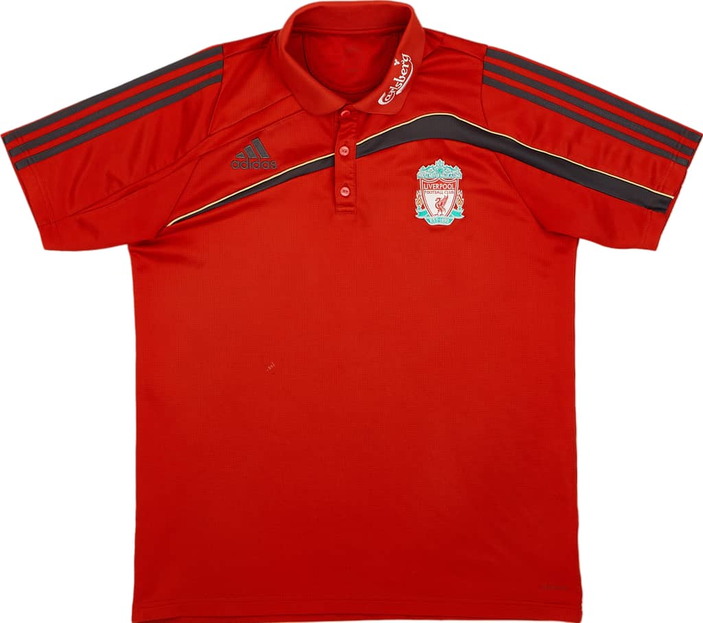 2009-10 Liverpool adidas Polo Shirt - 5/10 - (L)