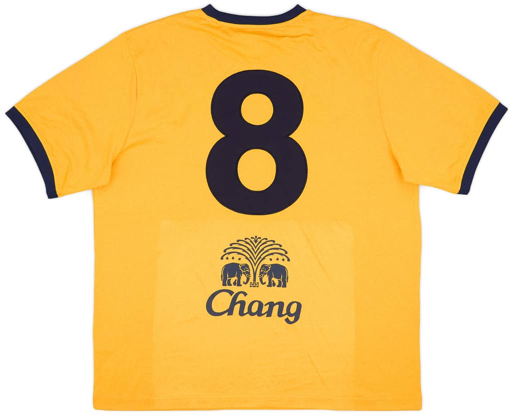 2011 Everton Retro Away Shirt #8 - 9/10 - (XL)