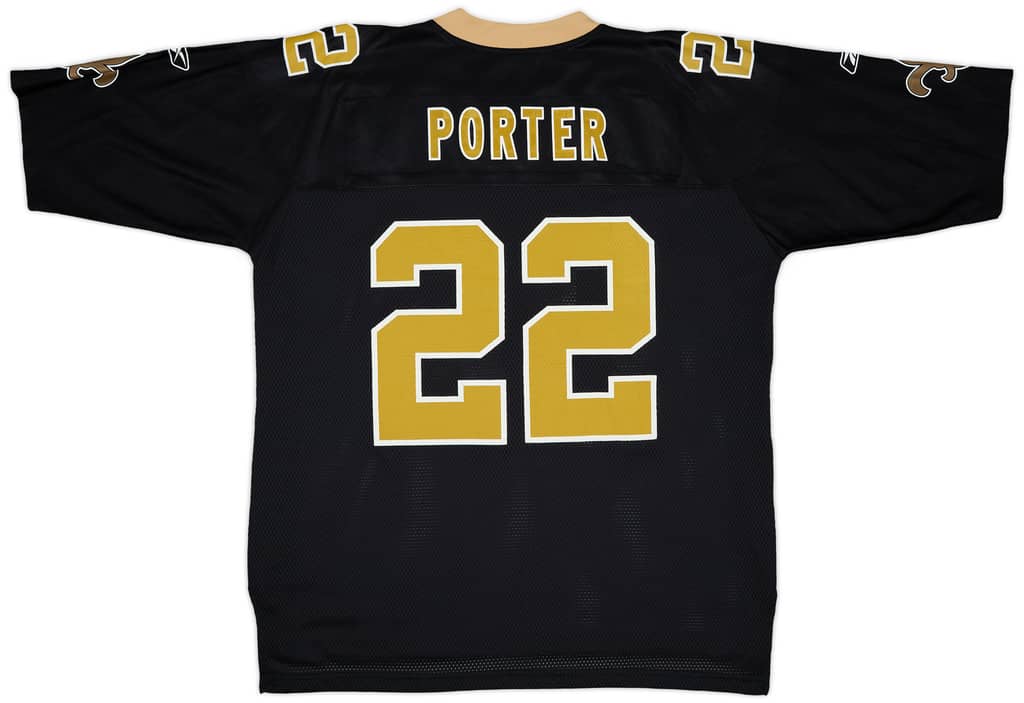 2010 New Orleans Saints Porter #22 Reebok On Field Home Jersey - 9/10 - (XL)