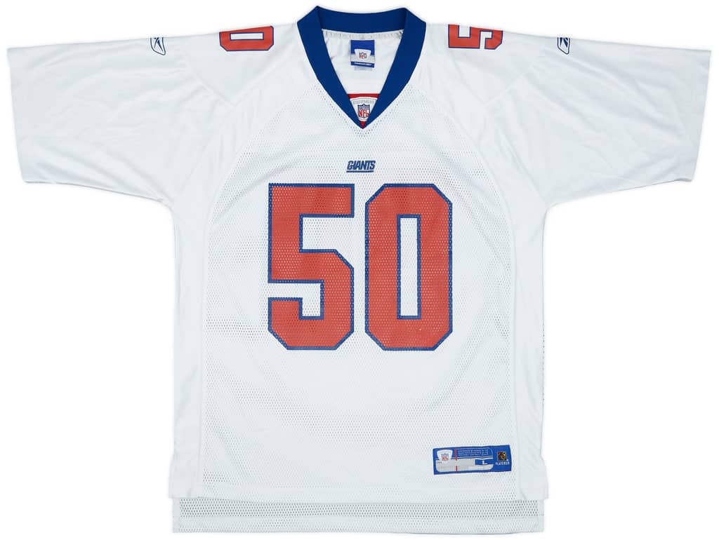 2004 New York Giants #50 Reebok On Field Away Jersey - 9/10 - (L)