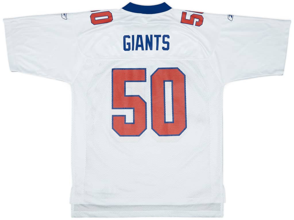 2004 New York Giants #50 Reebok On Field Away Jersey - 9/10 - (L)