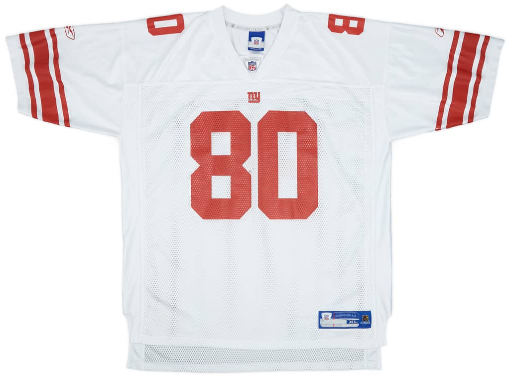 2005-06 New York Giants Shockey #80 Reebok On Field Away Jersey - 5/10 - (XL)