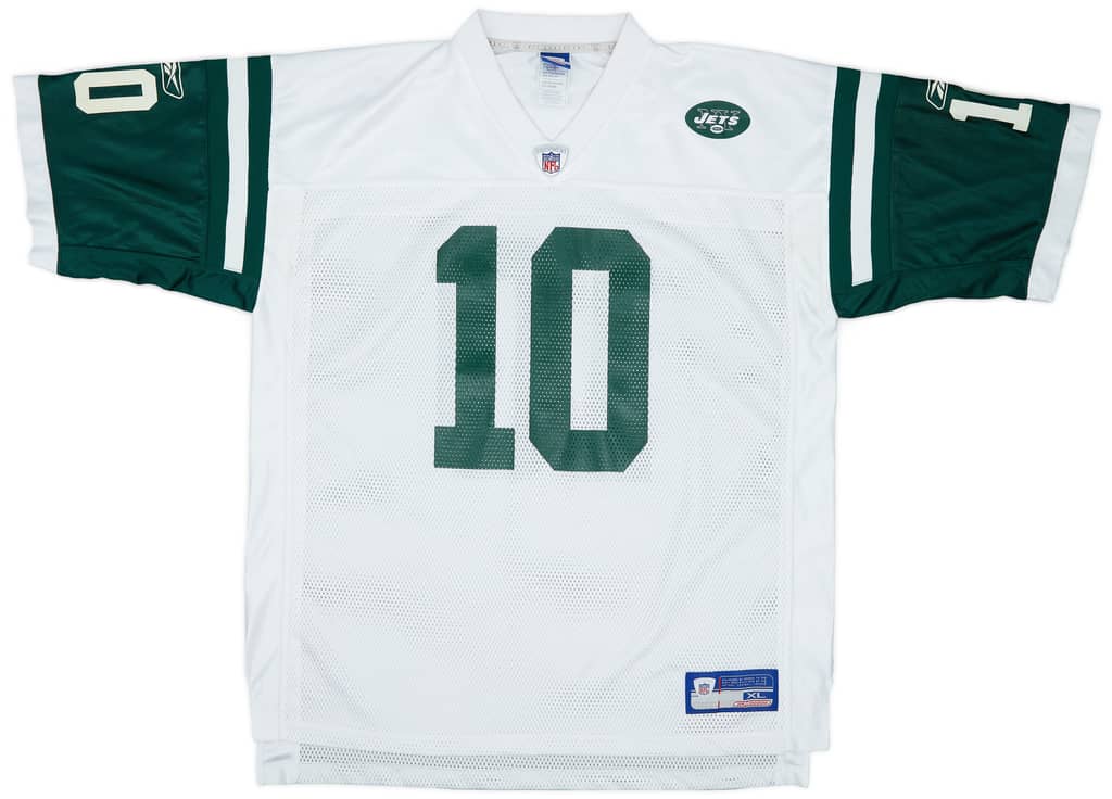 2002-04 New York Jets Pennington #10 Reebok On Field Away Jersey - 7/10 - (XL)