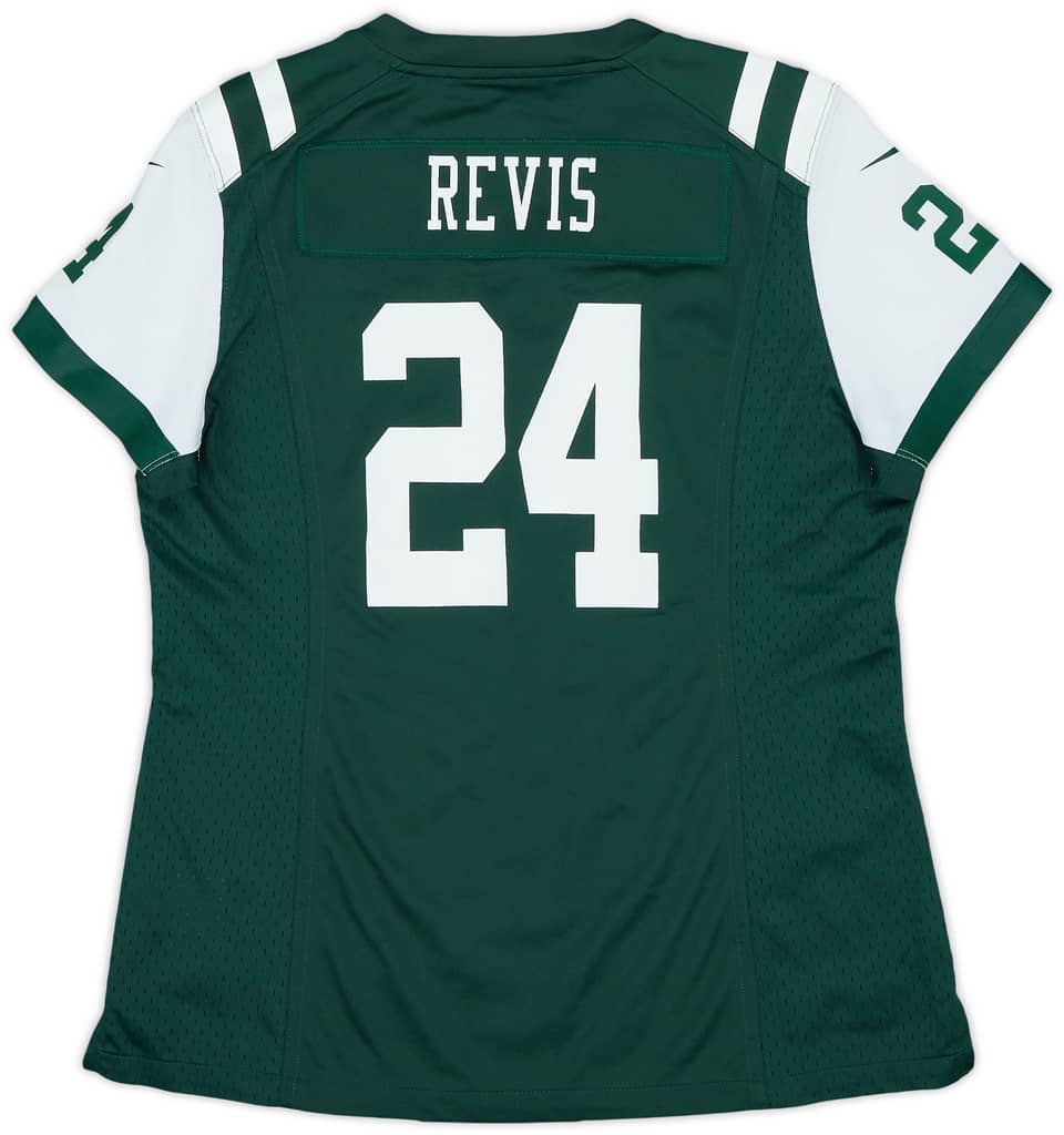 2012 New York Jets Revis #24 Nike Game Home Jersey Womens - 9/10 - (M)