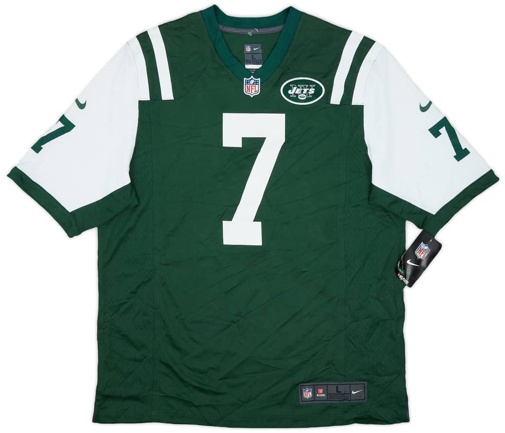 2013-16 New York Jets Smith #7 Nike Game Home Jersey (L)