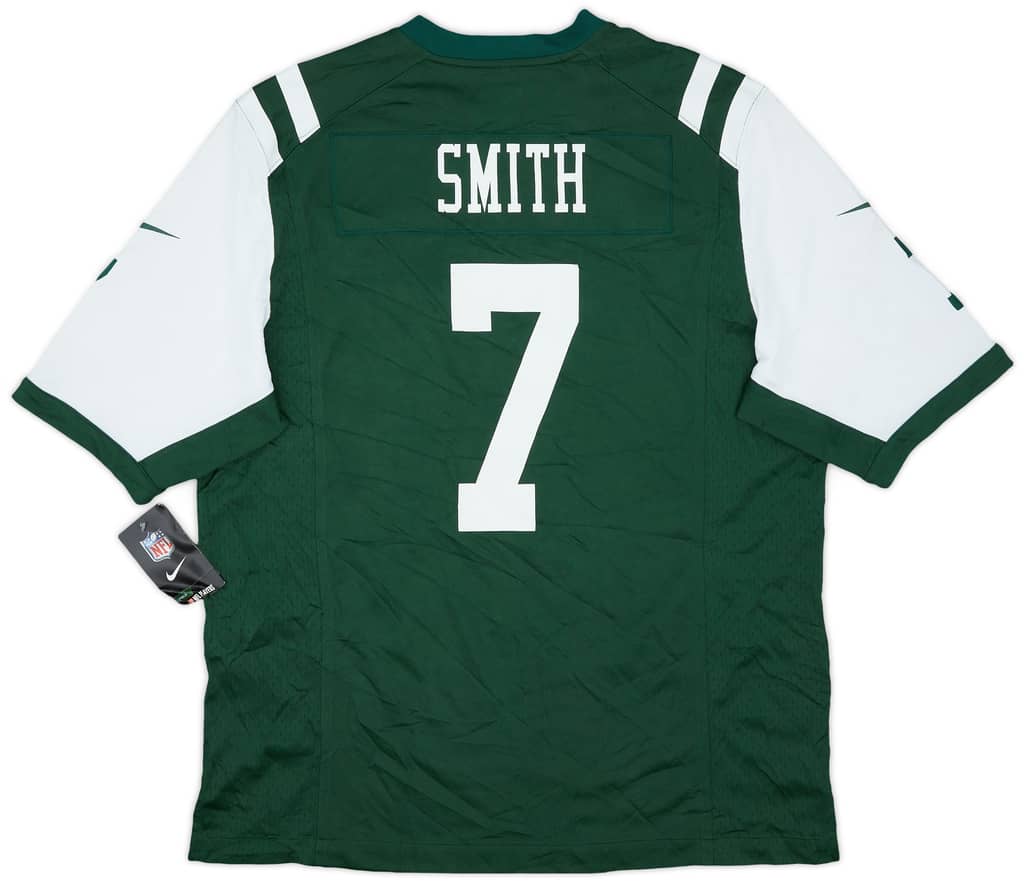 2013-16 New York Jets Smith #7 Nike Game Home Jersey (L)