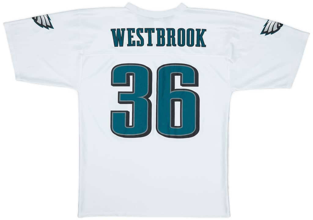 2007 Philadelphia Eagles Westbrook #36 NFL Replica Home Jersey - 7/10 - (M)