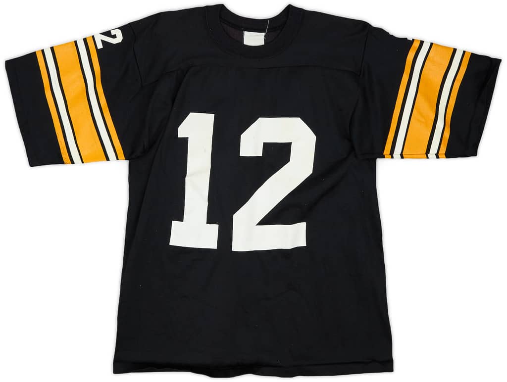 1980-83 Pittsburgh Steelers Bradshaw #12 Rawlings Home Jersey - 6/10 - (S)