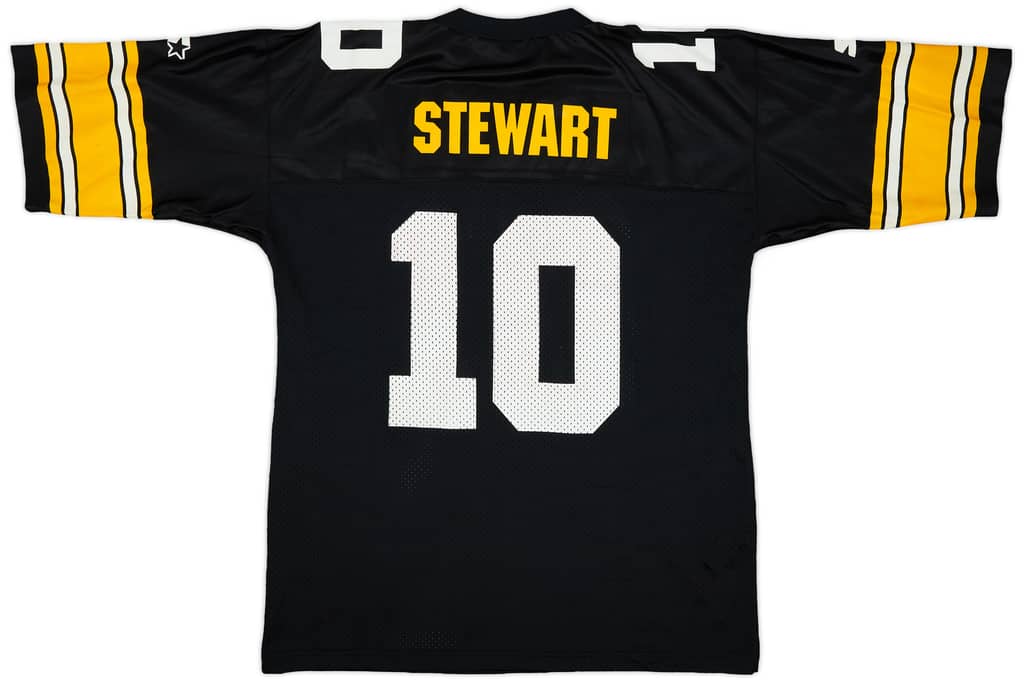 1995-96 Pittsburgh Steelers Stewart #10 Starter Home Jersey - 6/10 - (XL)