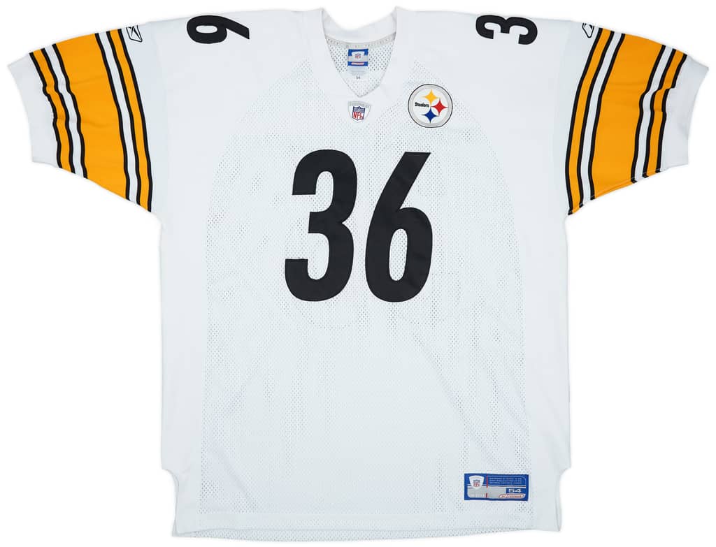 2002-04 Pittsburgh Steelers Bettis #36 Reebok Authentic Away Jersey - 9/10 - (XXL)