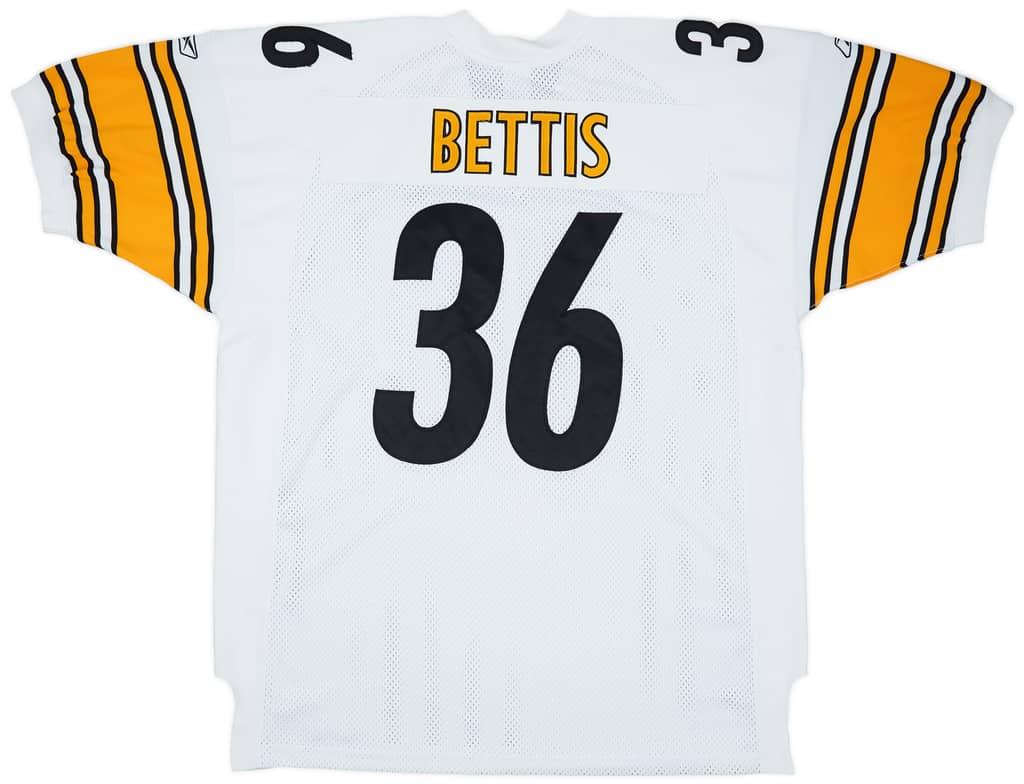 2002-04 Pittsburgh Steelers Bettis #36 Reebok Authentic Away Jersey - 9/10 - (XXL)