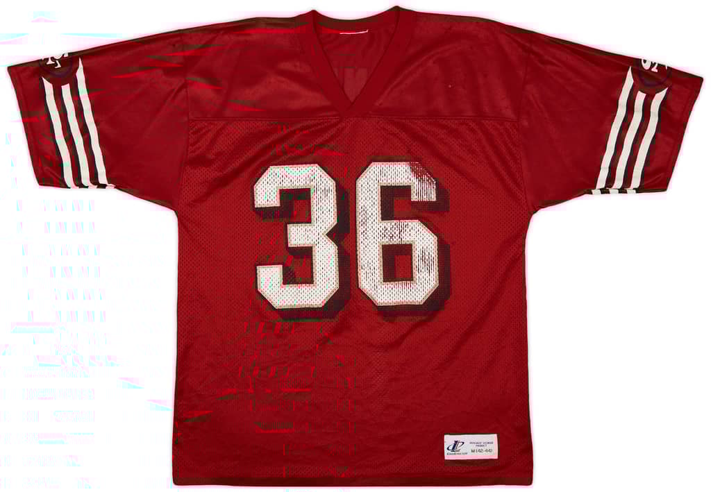 1996-98 San Francisco 49ers Hanks #36 Logo Athletic Home Jersey - 3/10 - (M)