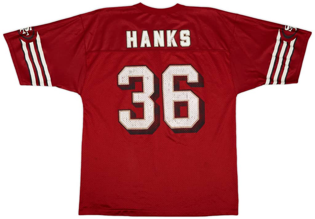 1996-98 San Francisco 49ers Hanks #36 Logo Athletic Home Jersey - 3/10 - (M)
