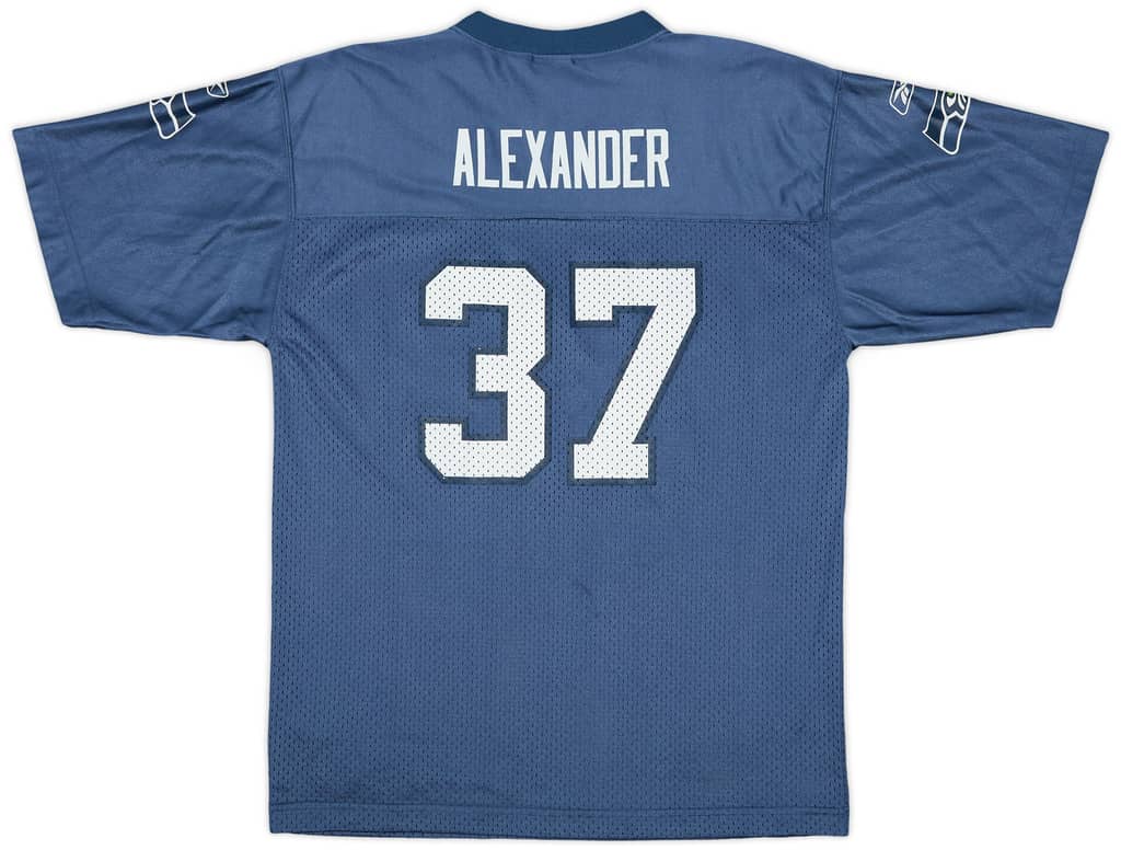 2005-06 Seattle Seahawks Alexander #37 Reebok Replica Home Jersey - 9/10 - (XL.Boys)