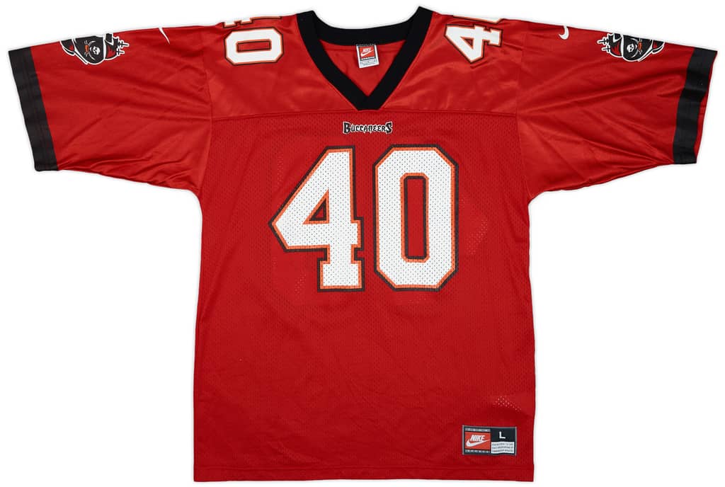 1997-99 Tampa Bay Buccaneers Alstott #40 Nike Home Jersey - 8/10 - (L)