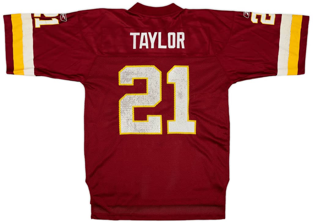 2005-06 Washington Redskins Taylor #21 Reebok On Field Home Jersey - 5/10 - (M)