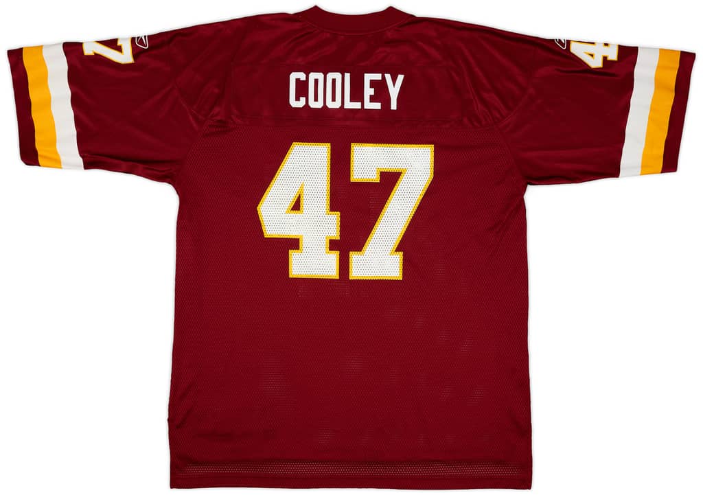 2005-06 Washington Redskins Cooley #47 Reebok On Field Home Jersey - 7/10 - (XL)