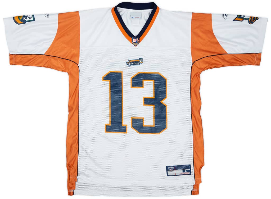 2003 Amsterdam Admirals Hill #13 Reebok On Field Away Jersey - 7/10 - (L)