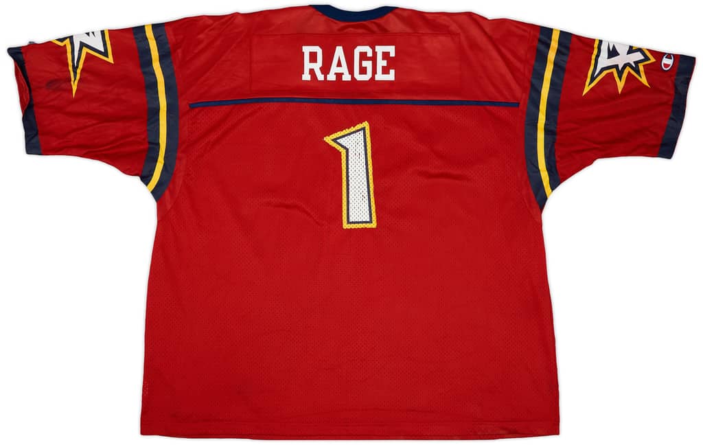 2001 Orlando Rage #1 Champion Home Jersey - 5/10 - (XXL)