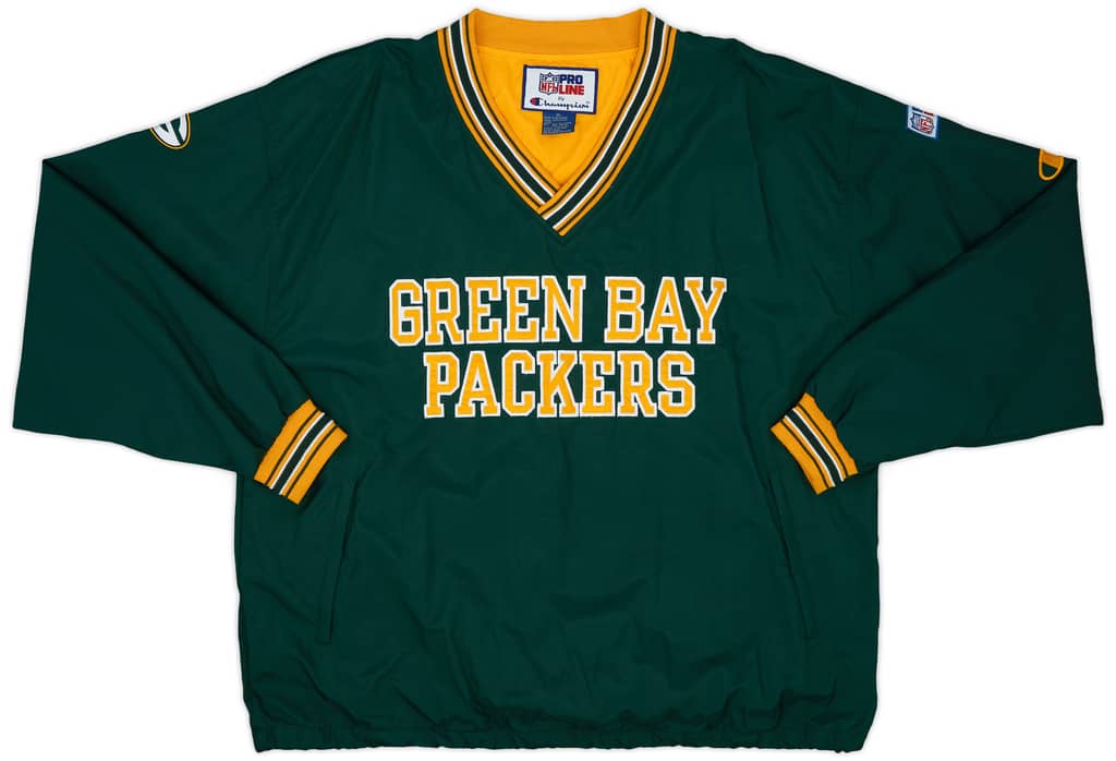 1990s Green Bay Packers Champion Pullover Windbreaker Jacket - 9/10 - (XL)