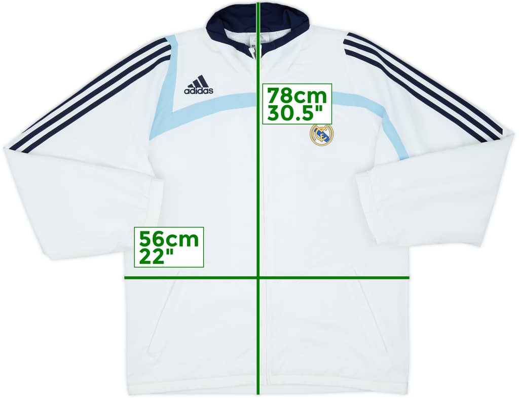 2008-09 Real Madrid adidas Track Jacket - 8/10 - (M)