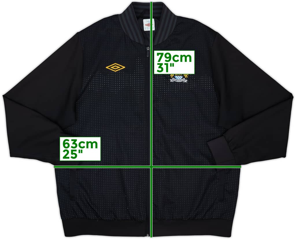 2010-11 Manchester City Umbro Track Jacket - 8/10 - (XL)