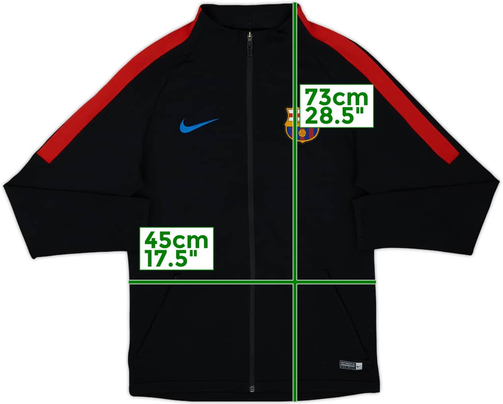 2017-18 Barcelona Nike Track Jacket - 8/10 - (S)
