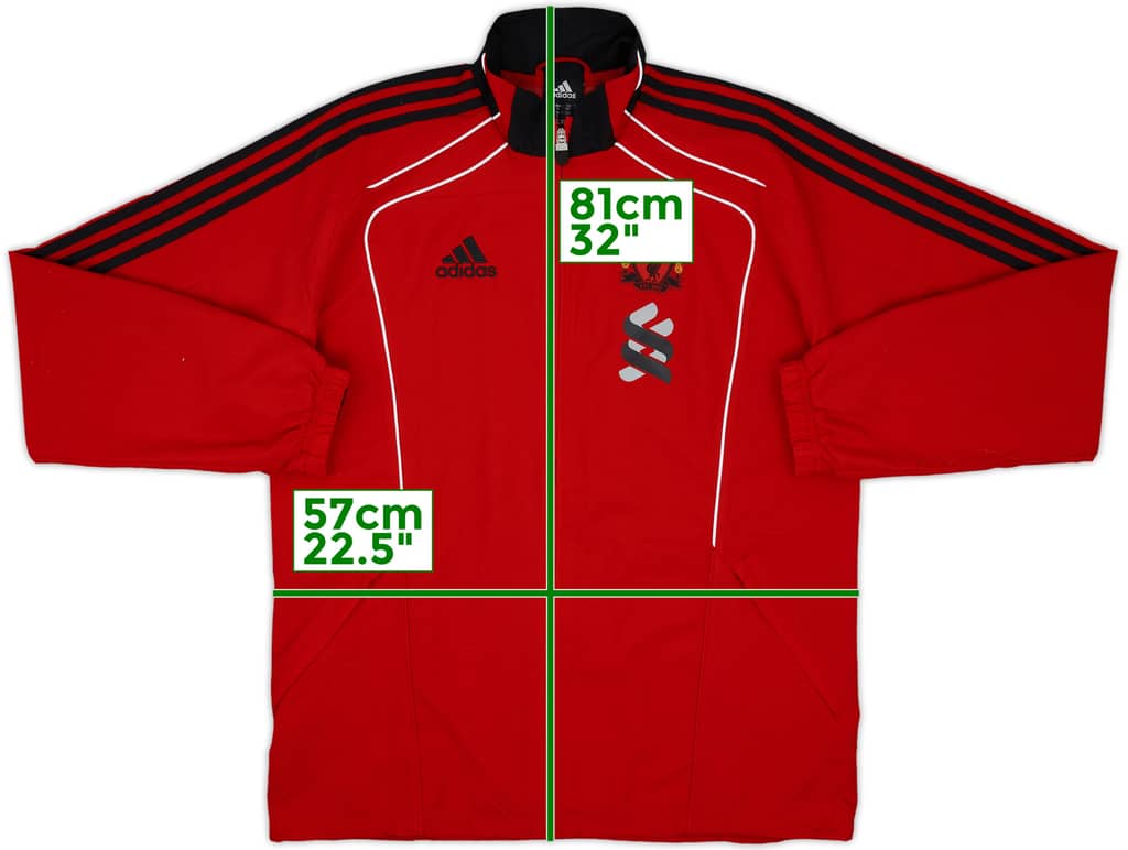 2010-11 Liverpool adidas Track Jacket - 8/10 - (M/L)