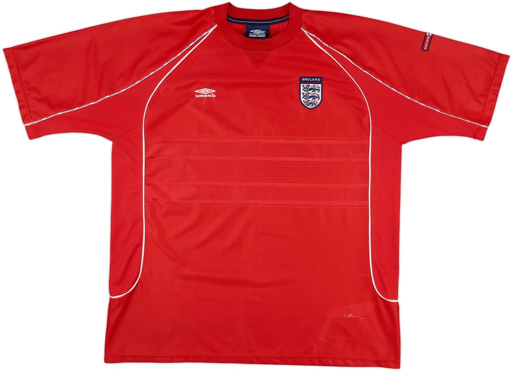 2000-01 England Umbro Training Shirt - 9/10 - (XXL)