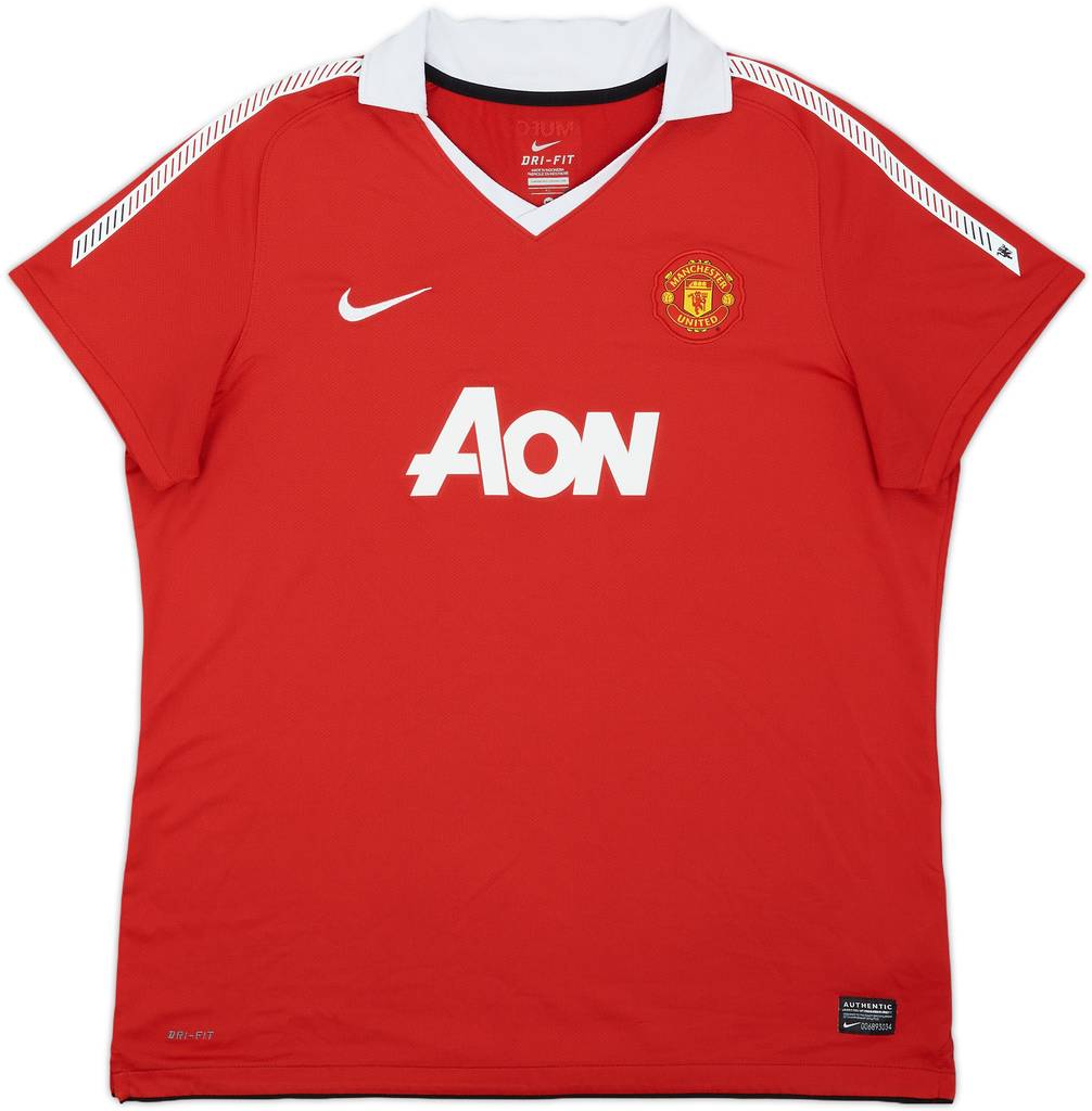 2010-11 Manchester United Home Shirt - 8/10 - (Women's XL)