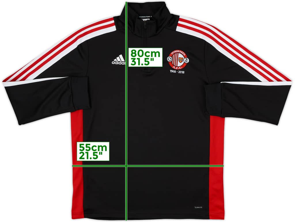 2018-19 Top de entrenamiento 1/4 de cremallera del Skibbereen - 9/10 - (L)