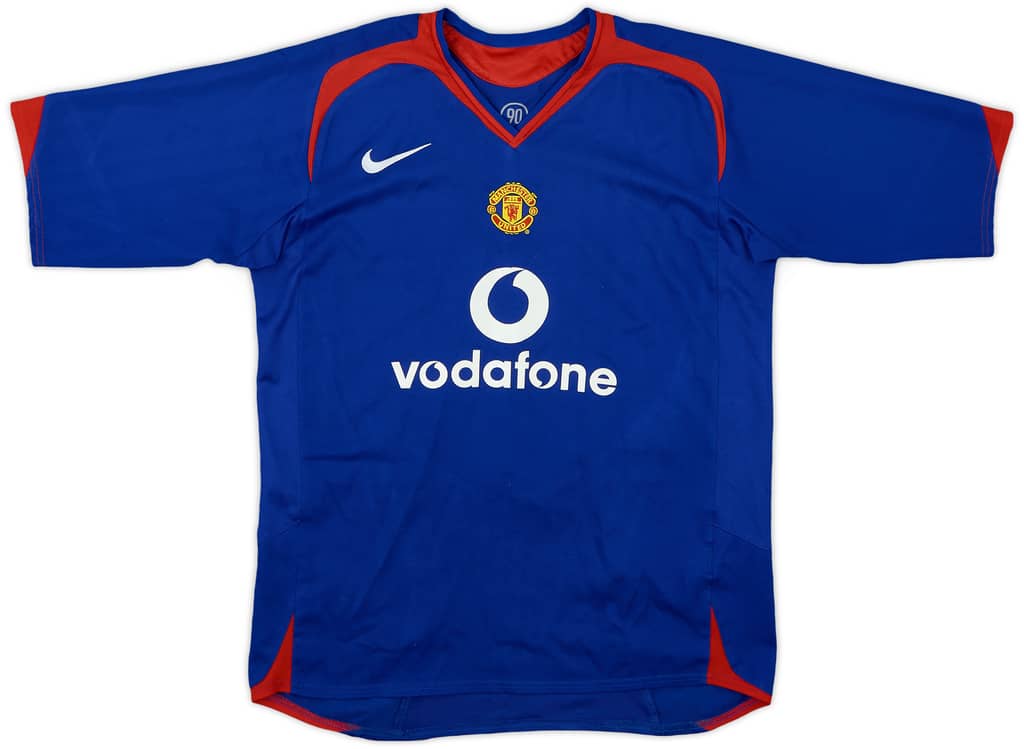 2005-06 Manchester United Away Shirt - 8/10 - (XL.Boys)